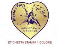 Etichette adesive grandi per fioristi, fiorai e vivaisti (mm 43x43)  (cod.27G)
